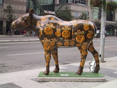 ムースの彫刻